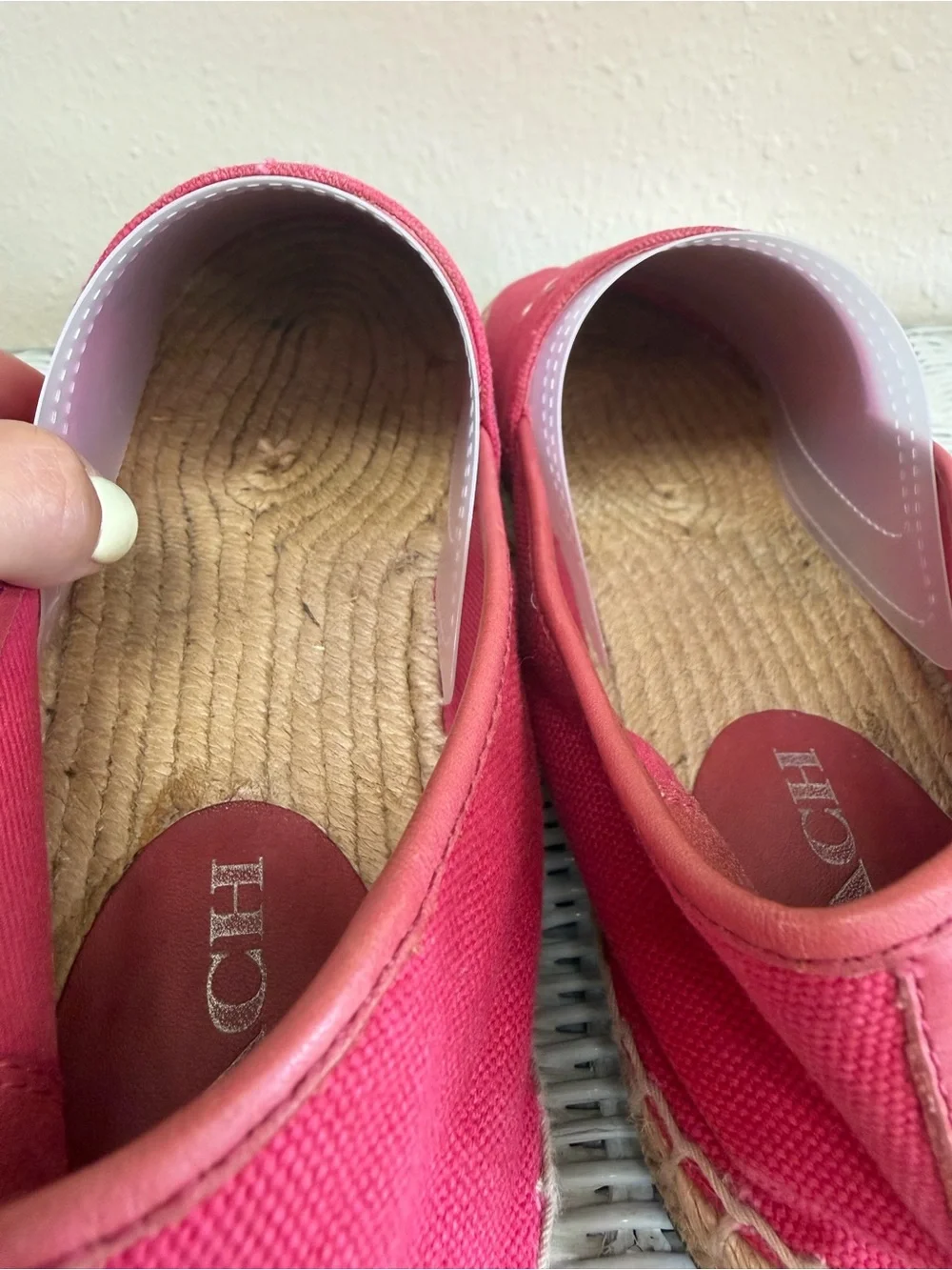 COACH Rhoda Canvas Espadrille Slip-On Shoes